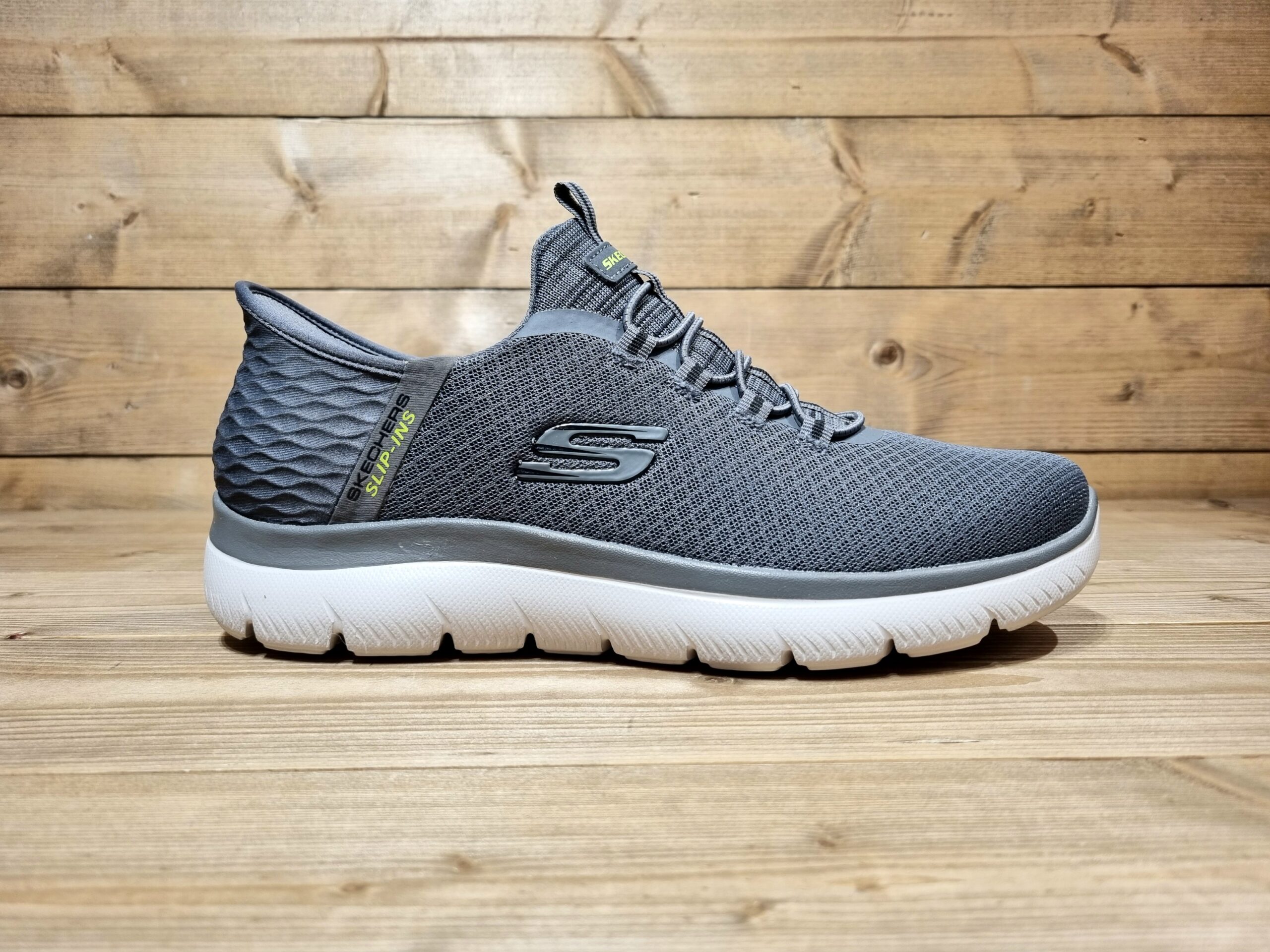 SKECHERS: Slip-Ins Simmits High Range (Charcoal) | The Whitby Cobbler