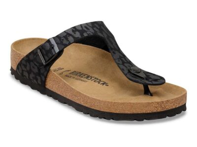 BIRKENSTOCK: Gizeh (Leo Black)